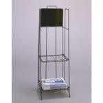 QUARTER FOLD NEWSPAPER RACK