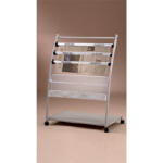 3 TIER NEWSPAPER RACK